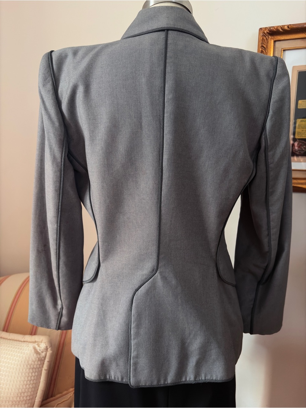 🥀 Authentic Alexander McQueen tailored blazer, Made in Italy, size IT 46 🥀 - Picture 4 of 14